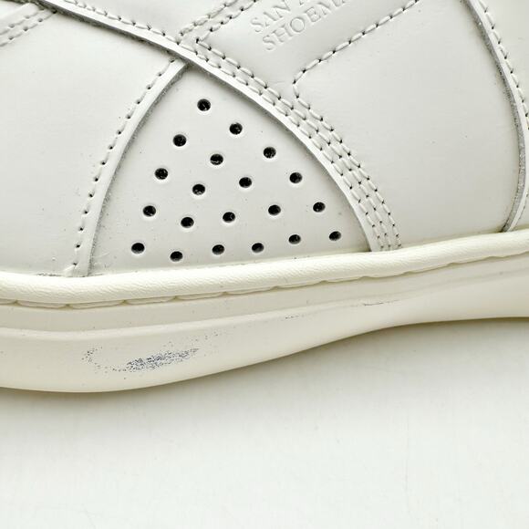 SAS Mens High Street Leather Sneakers US 10 XW EU 43 White Lace-Up NIB - Picture 14 of 14